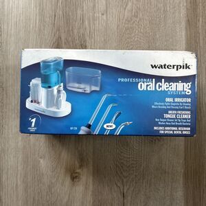 Waterpik Professional Oral Irrigator 4 Tips Tongue Cleaner WP-72W New Open Box